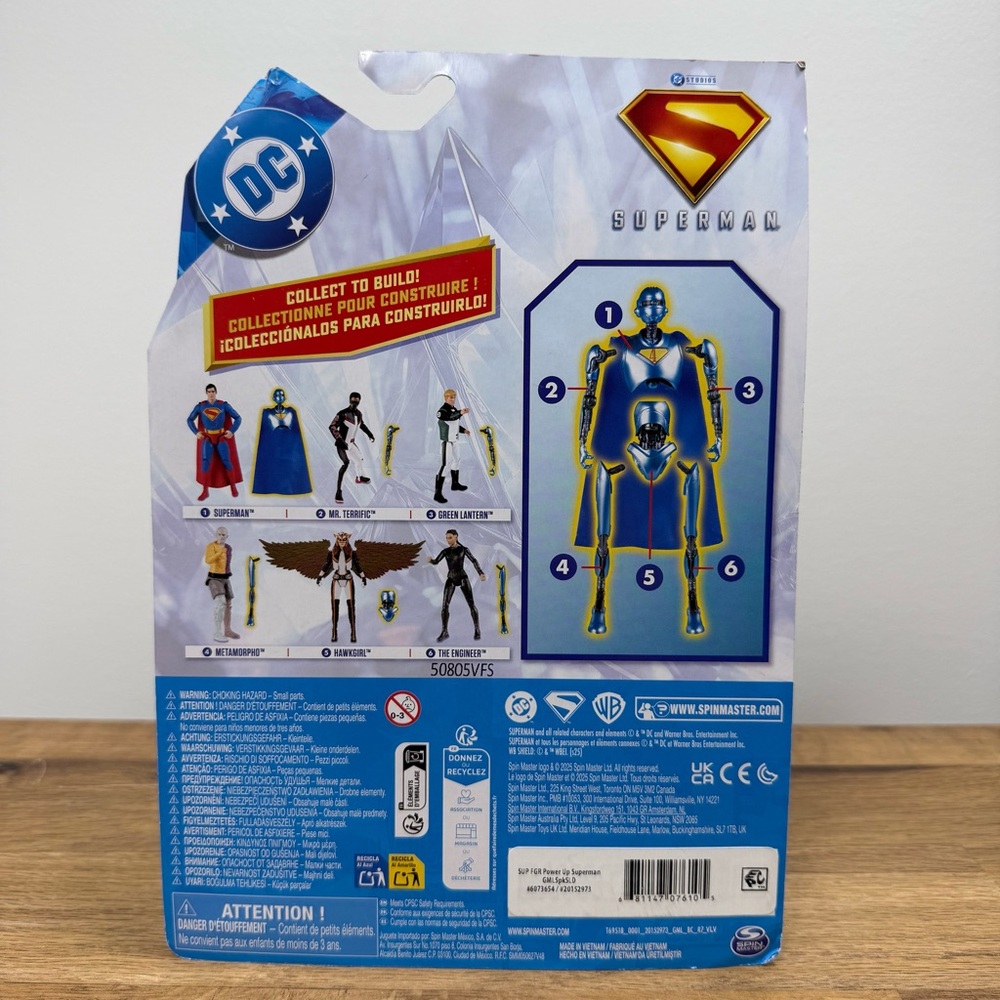 NWT DC Comics SUPERMAN 6-inch Action Figure New in Box - Picture 2 of 5